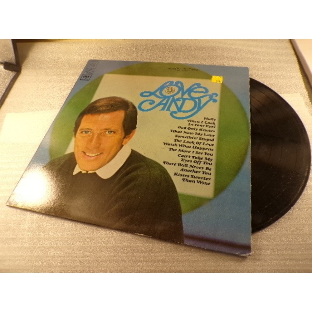 Andy Williams Love Andy Vinyl LP Record Columbia CS 9566 1967 Vocal Pop 33 RPM
